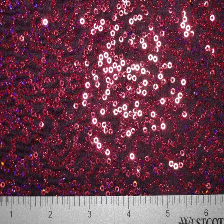 Squiggle Mini Sequins Spandex