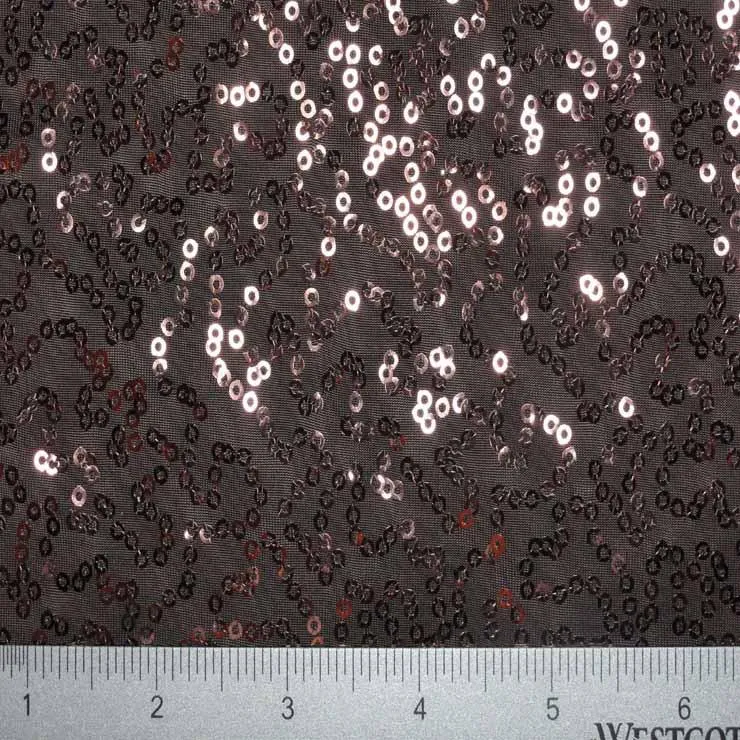 Squiggle Mini Sequins Spandex