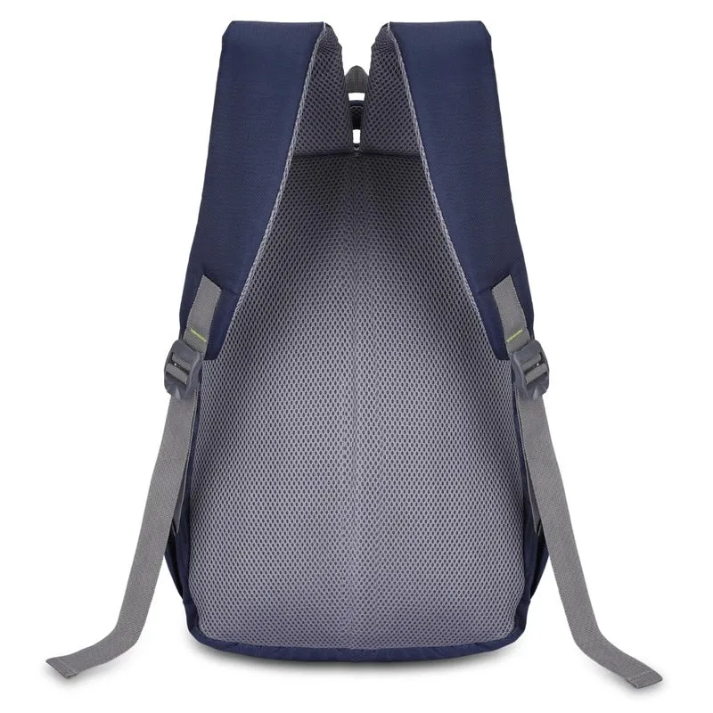 THE CLOWNFISH Digitech Series 27 liters Polyester 15.6 inch Laptop Backpack College School Bag Travel Backpack For Men and Women (Navy Blue)