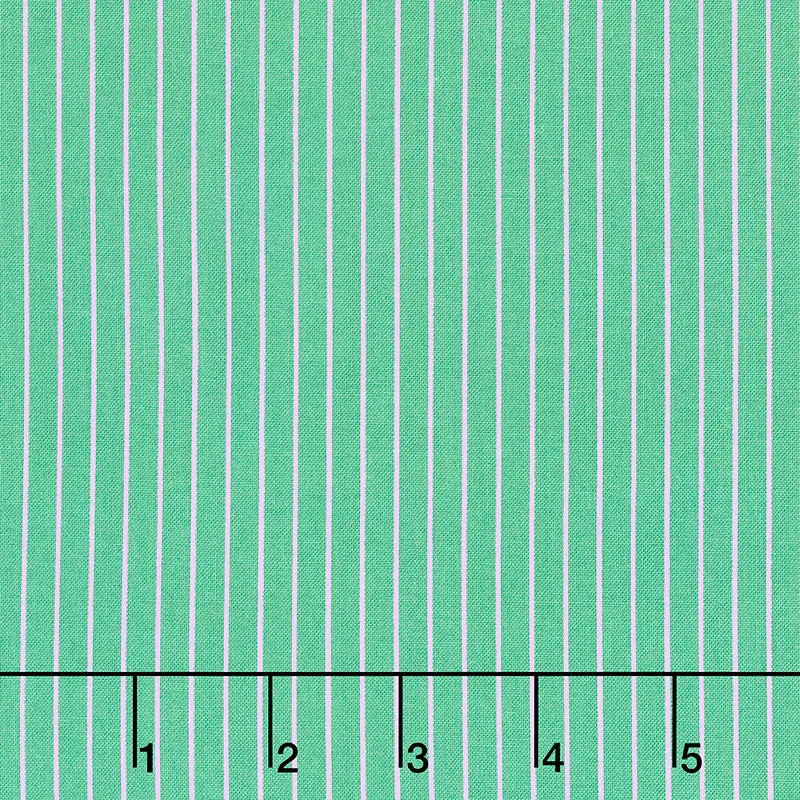 Tula Pink's True Colors - Tiny Stripes Fern Yardage