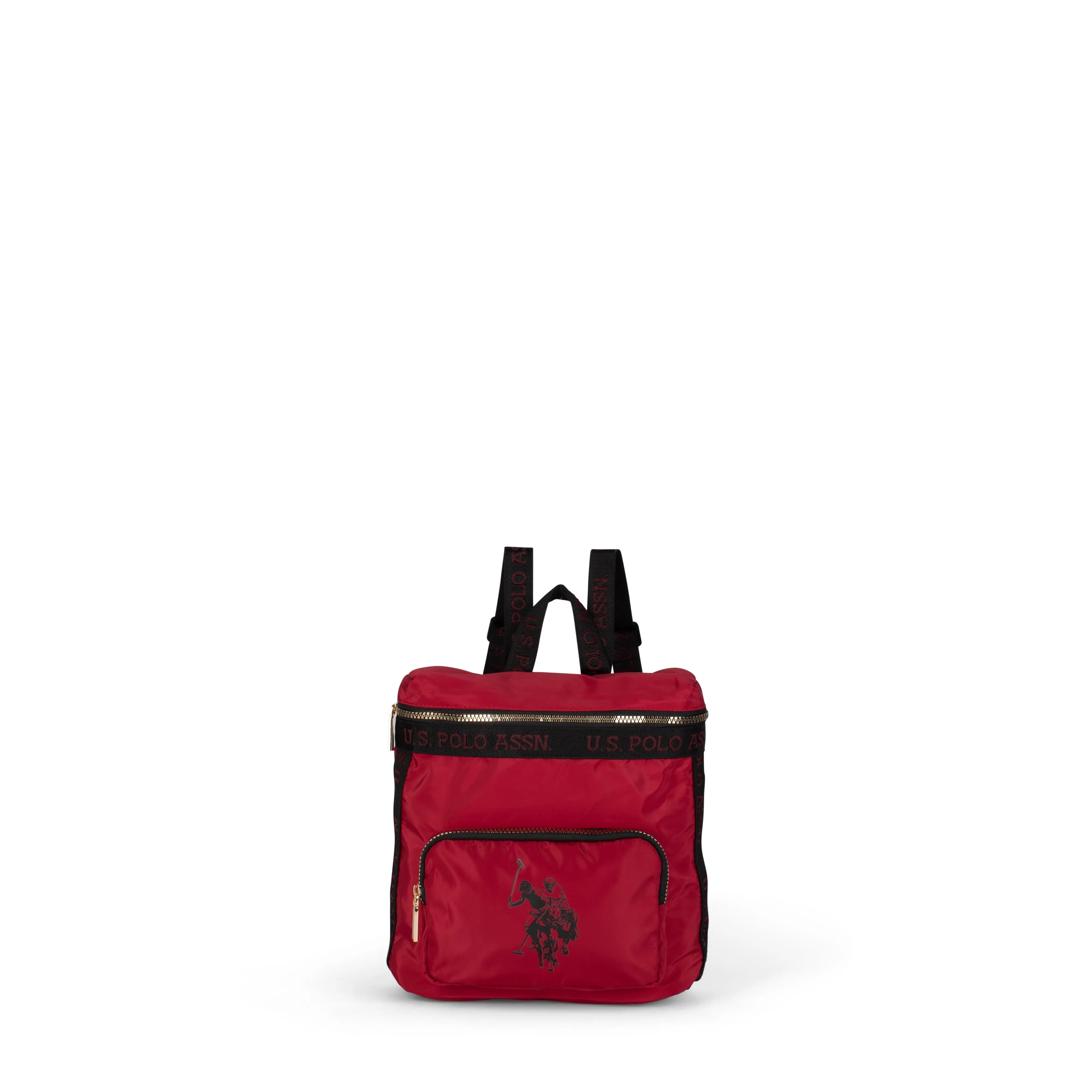 US POLO ASSN. WOMEN NSP CHIC FOLDABLE BACKPACK NYLON IN RED
