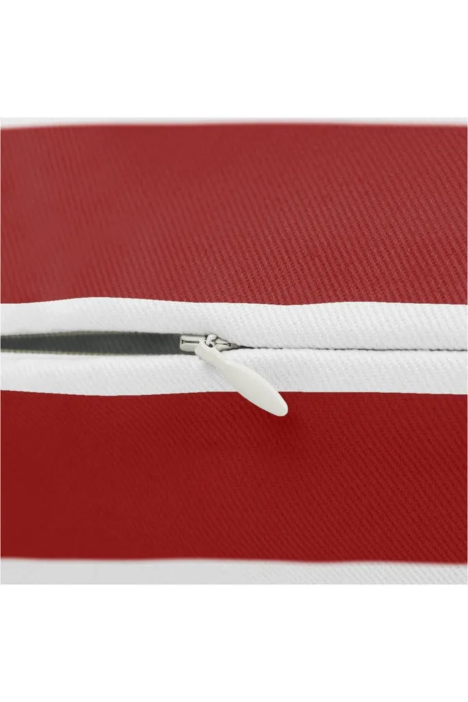USA Flag Spun Polyester Lumbar Pillow